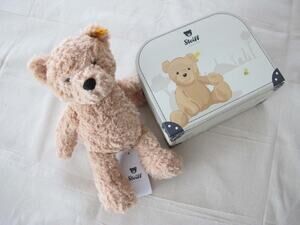 NWT Steiff Jimmy Mini Teddy Bear with Case Nordstrom